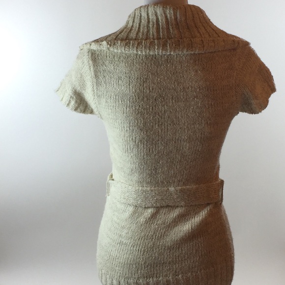 Twenty-one shirt sleeves sweater tunic ties cream - Picture 3 of 7